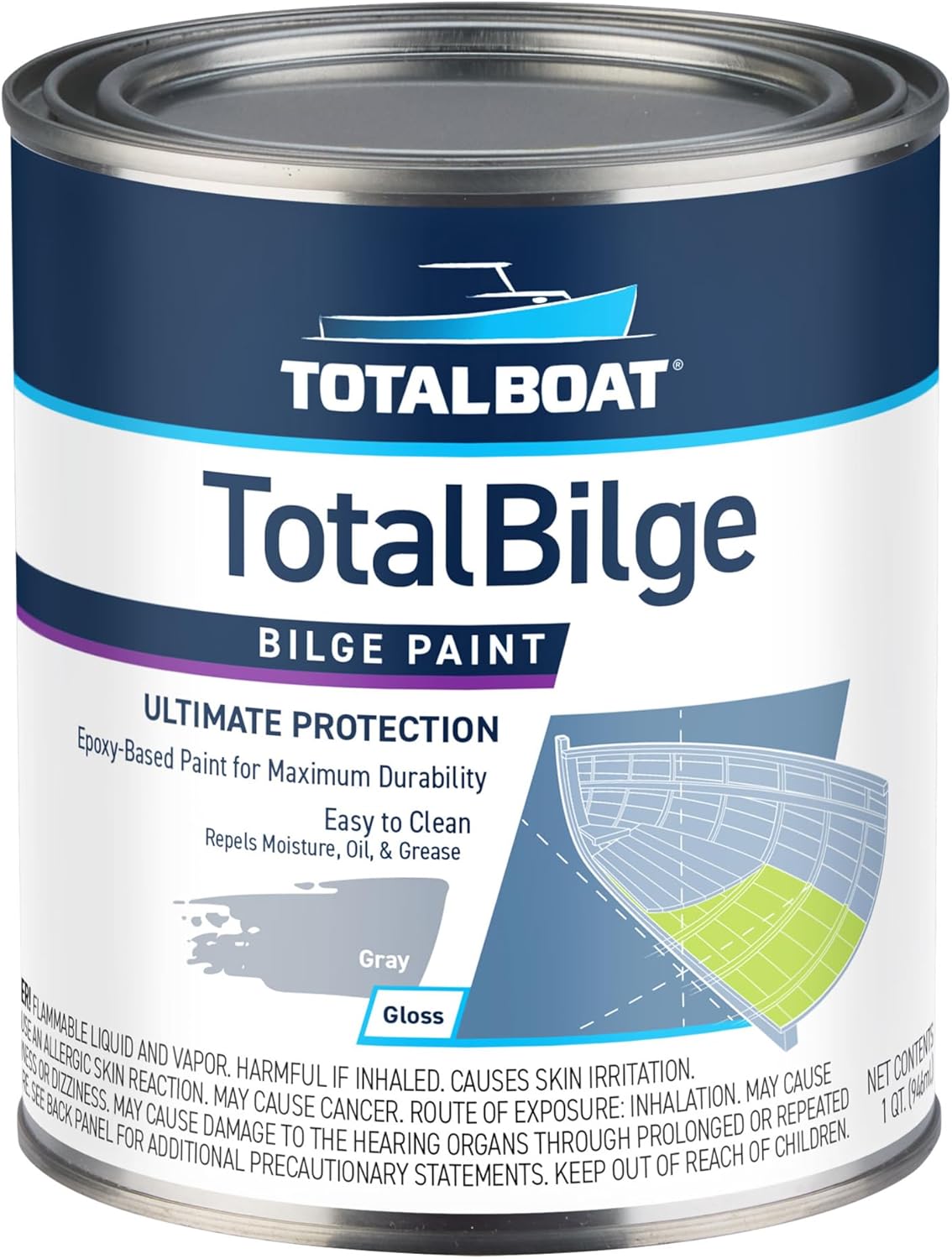 TotalBoat TotalBilge Epoxy Based Bilge Paint for Boat Areas