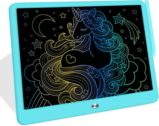 FLUESTON 15-inch Colorful Drawing Tablet for Creative Kids
