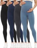 Buttergene Women's Maternity Leggings Over the Belly - Silky Soft