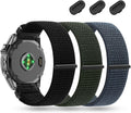 26mm Nylon Elastic Braided Watchband Compatible with Garmin Fenix