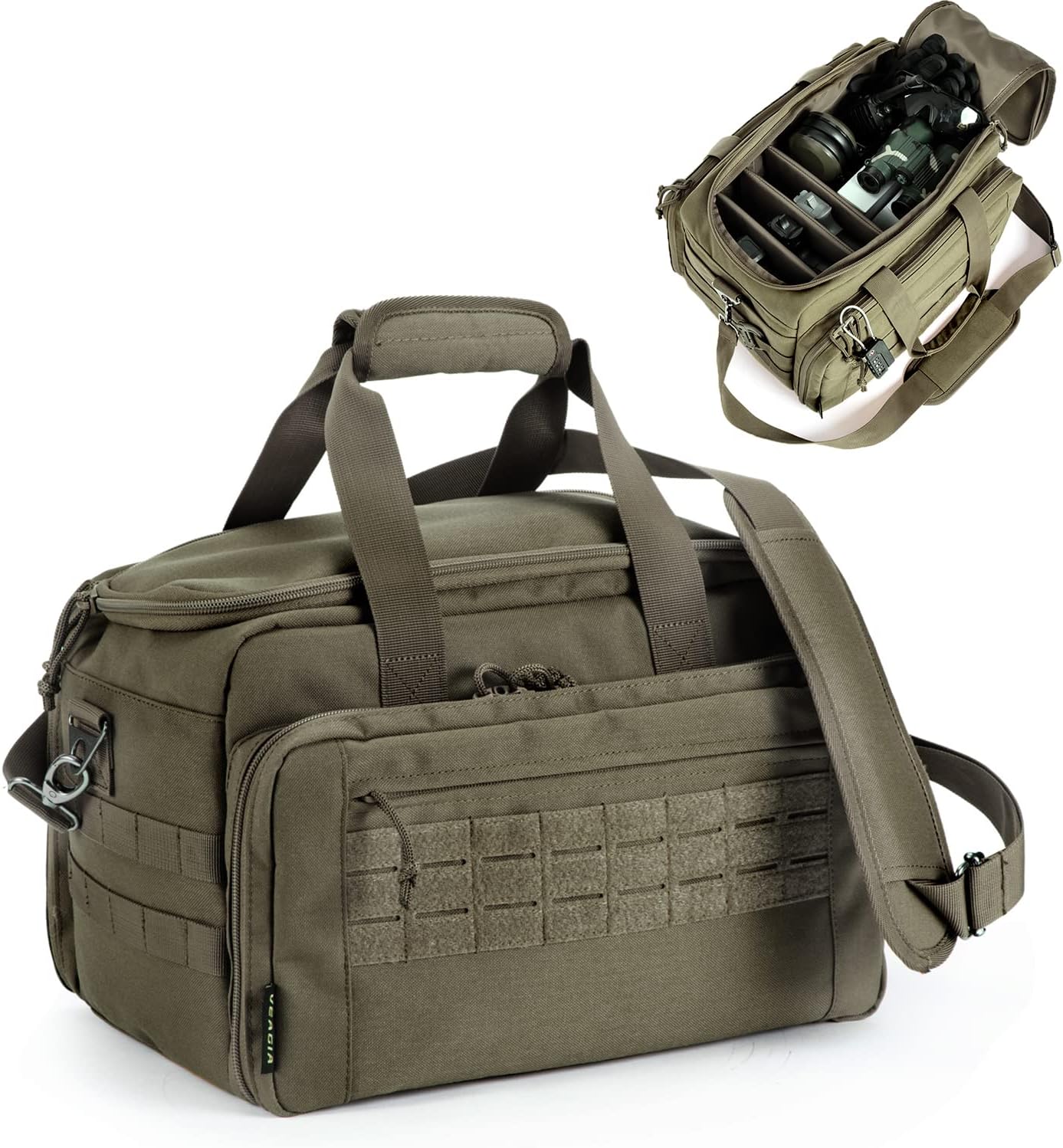VEAGIA Pistol Range Bag - Durable Gun Case for Safe Transport