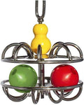 Impossi-Ball Foraging Bird Toy - Durable Puzzle for Large Parrots