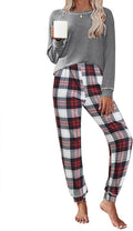 Ekouaer Pajamas Set for Women Soft Comfy Pjs Sets Long Sleeve