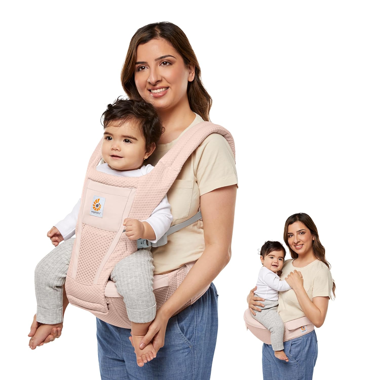 Ergobaby Alta 2-in-1 Hip Seat Carrier for Comfortable Babywearing