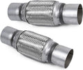 RP Remarkable Power 2.5 in Inlet Exhaust Flex Pipe 2-Pack - Durable