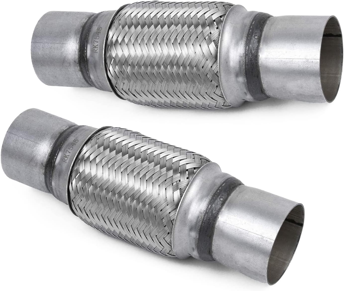 2.5 Inch Inlet Exhaust Flex Pipe - Heavy Duty Stainless Steel