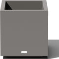 Large Cube Plastic Planter 18in Square - Durable All-Weather Planter