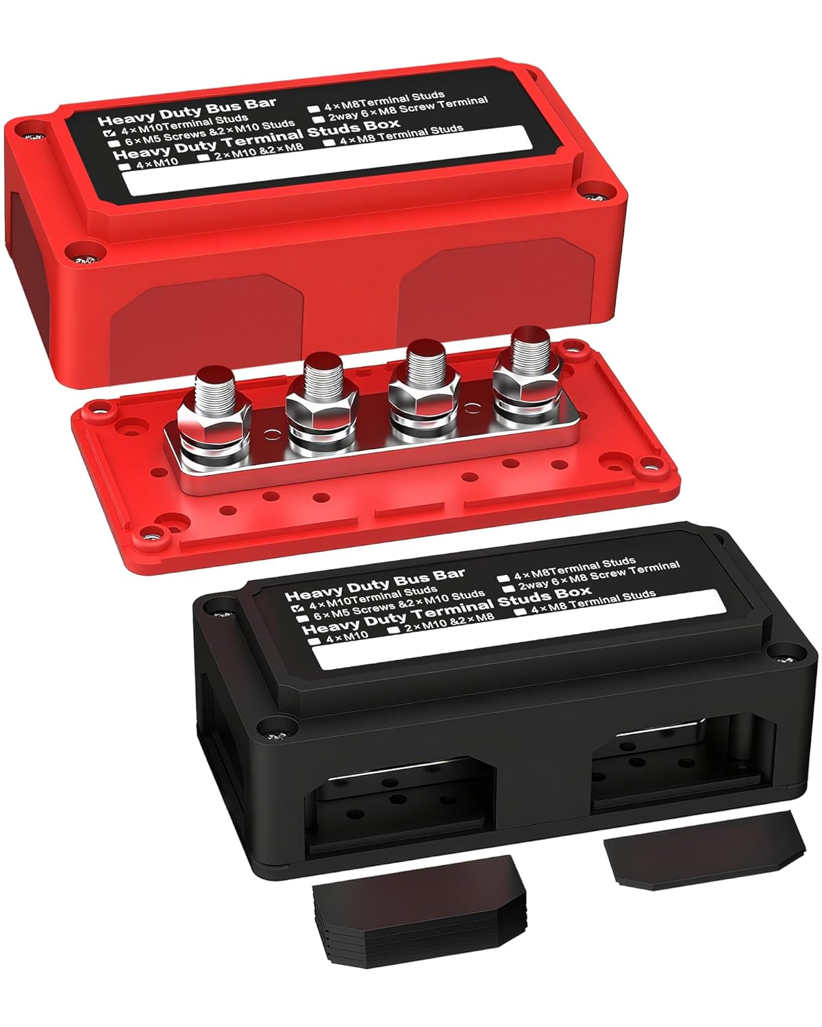 IZTOSS 300A Bus Bar DC12 24 48V Heavy Duty Power Block