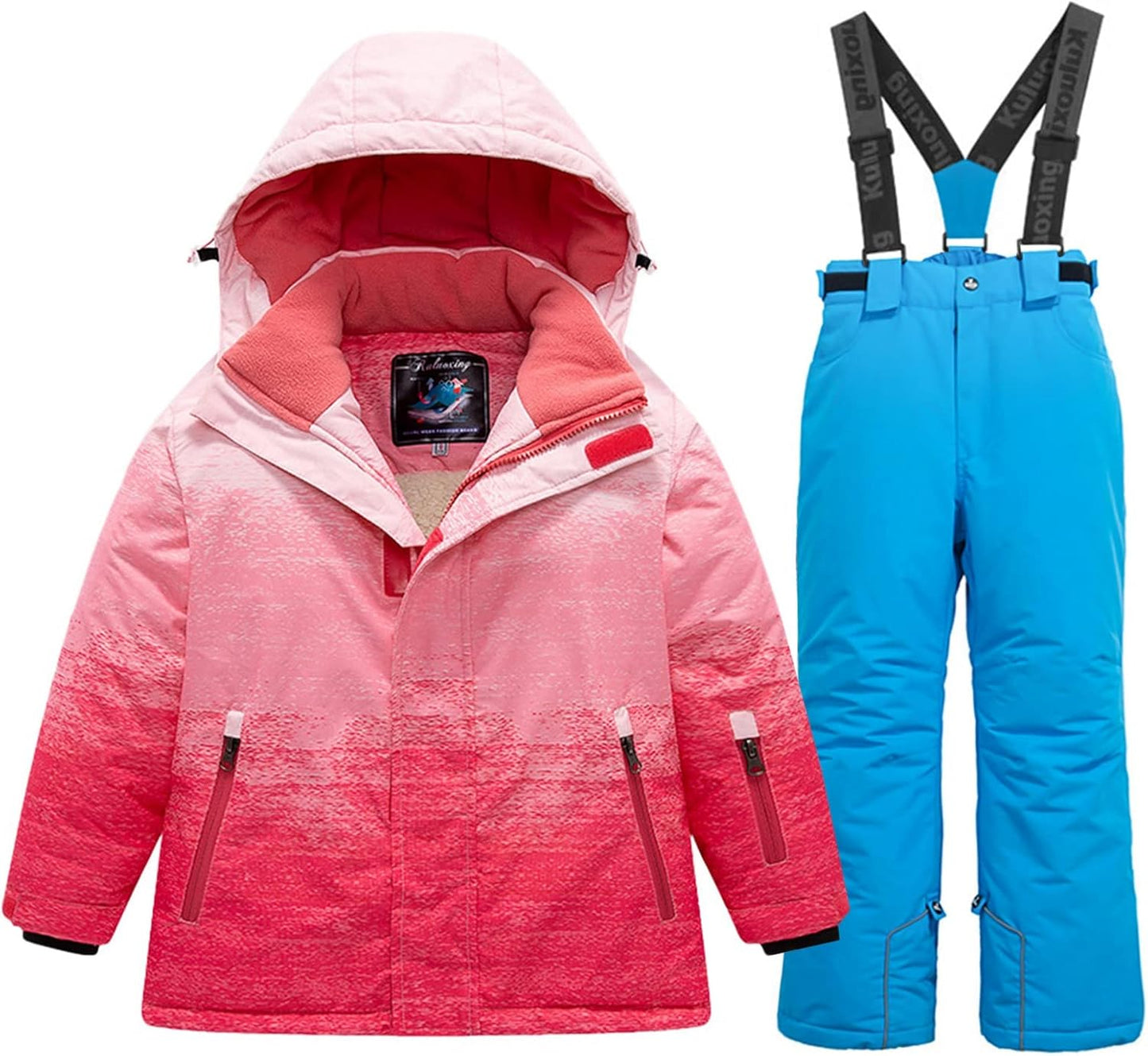 Boys Ski Jacket Snow Jacket Pants Suits for Winter Sports