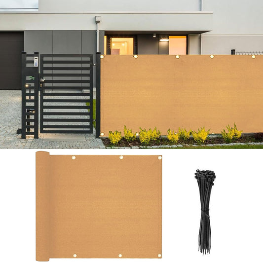 Beige UV-Resistant Privacy Screen - COSDACE