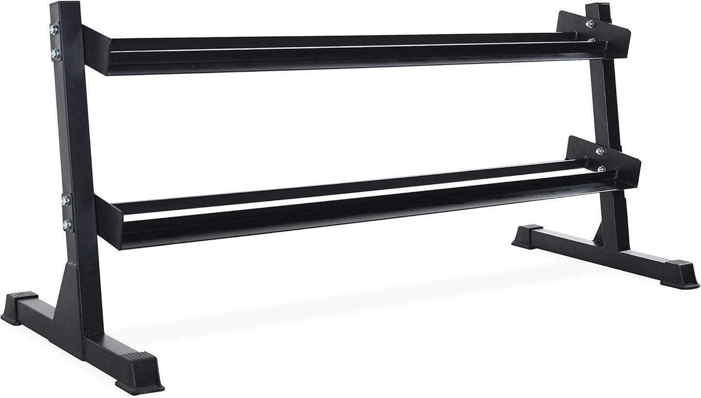 CAP Barbell Dumbbell Rack for 5-50lb or 5-75lb Storage Options