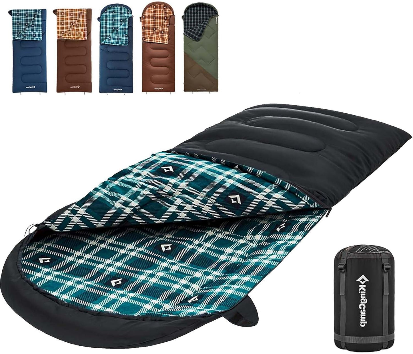 KingCamp Cold Weather Sleeping Bag for Big and Tall Adults