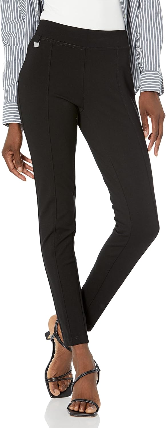 Zac & Rachel Womens Pull on Ankle Pant with Metal Tab Review
