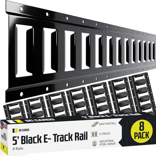 DC Cargo Mall E Track Tie Down Rail Kit for Secure Cargo