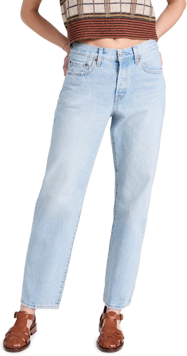 Levi's Womens 501ft90s Jeans - Loose Fit, Mid Rise Style