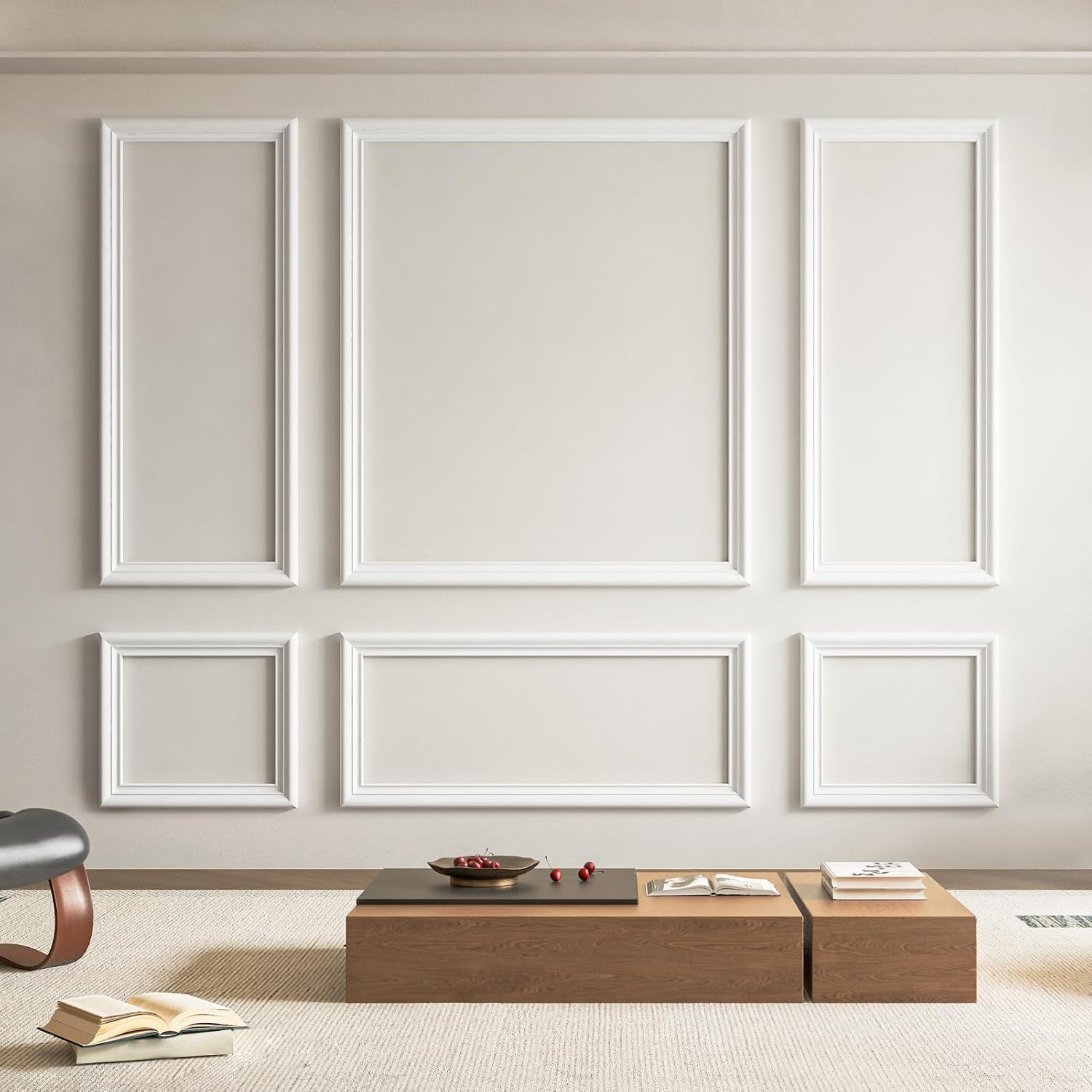 Art3d Pre-Cut Wall Molding Set for Elegant Interior Decor