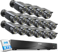 4K 16CH PoE Security Camera System - Expandable 32CH, 4TB