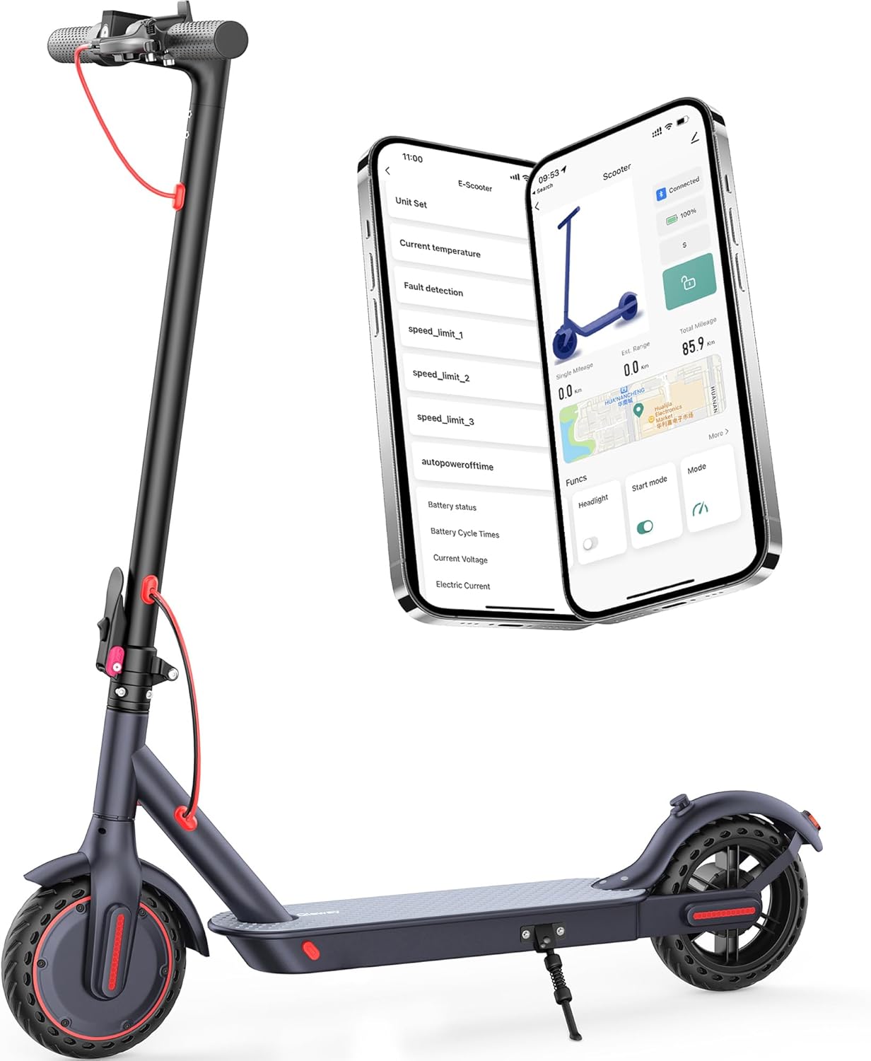 E Scooter for Adults with 350W Motor and 22 Miles Range