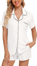 Senert Pajamas Set for Women Short Sleeve Maternity & Postpartum PJs