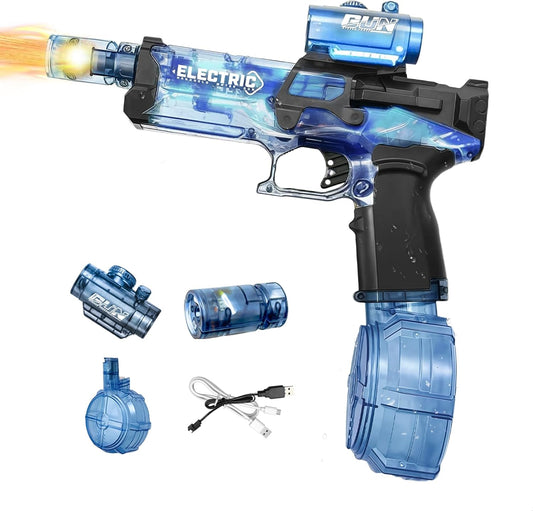 Electric Water Gun with Flame Muzzle for Ultimate Summer Fun