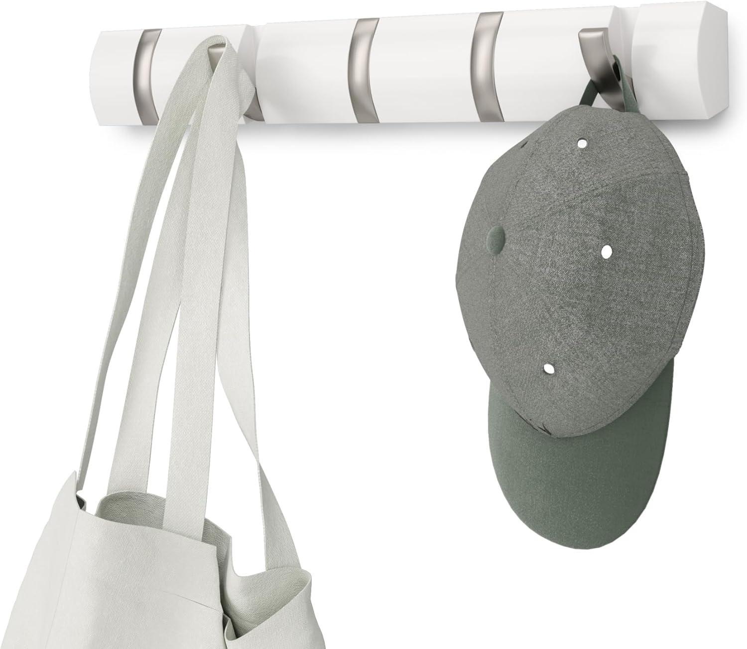 Umbra Flip Wall-Mounted Coat Rack for Modern Space-Saving Storage