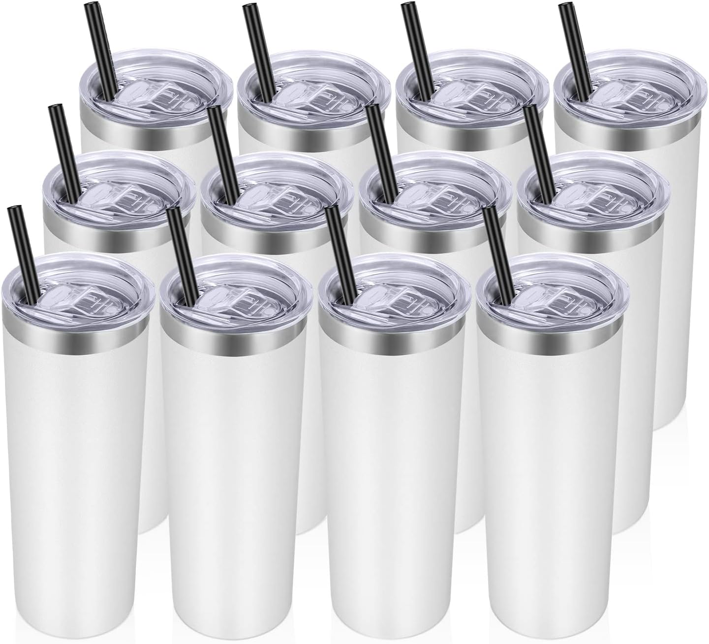 VEGOND Stainless Steel Tumblers Bulk 12 Pack for Every Occasion