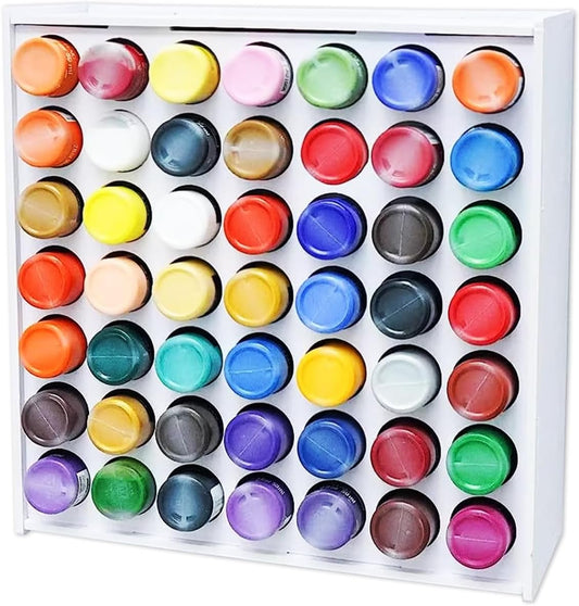 Vertical Paint Rack Stand - Organize 98 Paints!