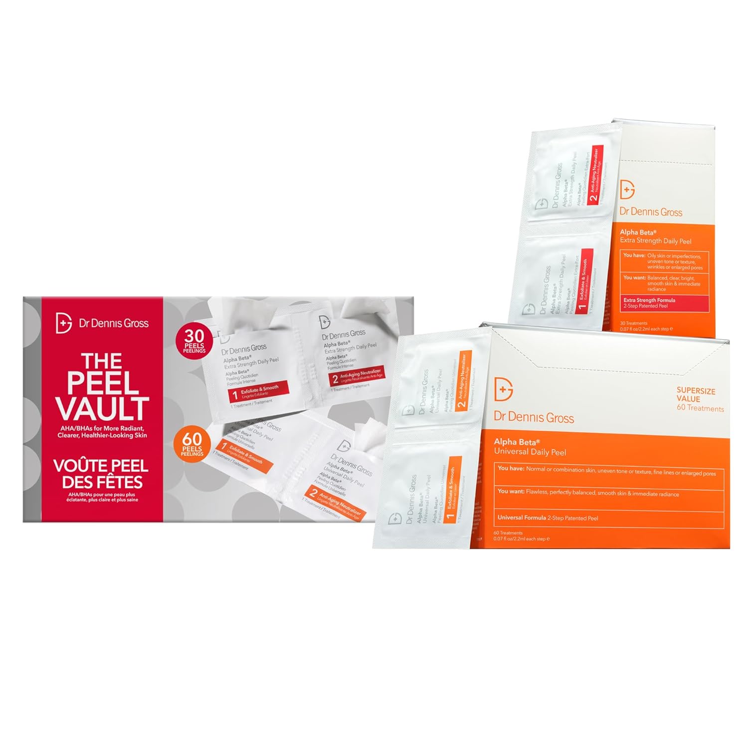 Dr Dennis Gross Peel Vault Kit for Radiant Skin Care Lovers