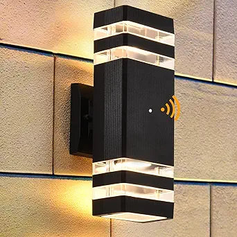 DASTOR Dusk to Dawn Outdoor Wall Light for Modern Exteriors