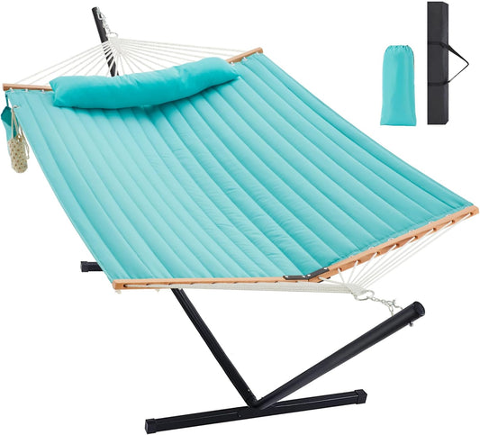 Two Person Hammock with Stand for Ultimate Relaxation Outdoors