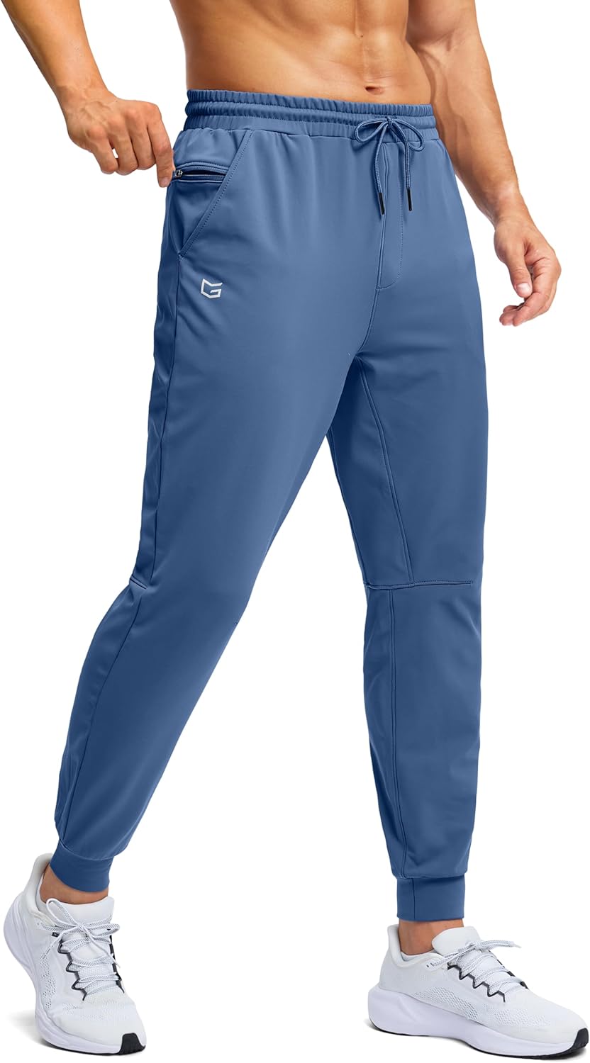G Gradual Men's Fleece Lined Athletic Pants for Winter Warmth