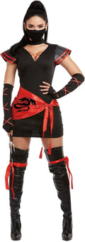 Dreamgirl Adult Womens Sexy Ninja Costume for Halloween Fun