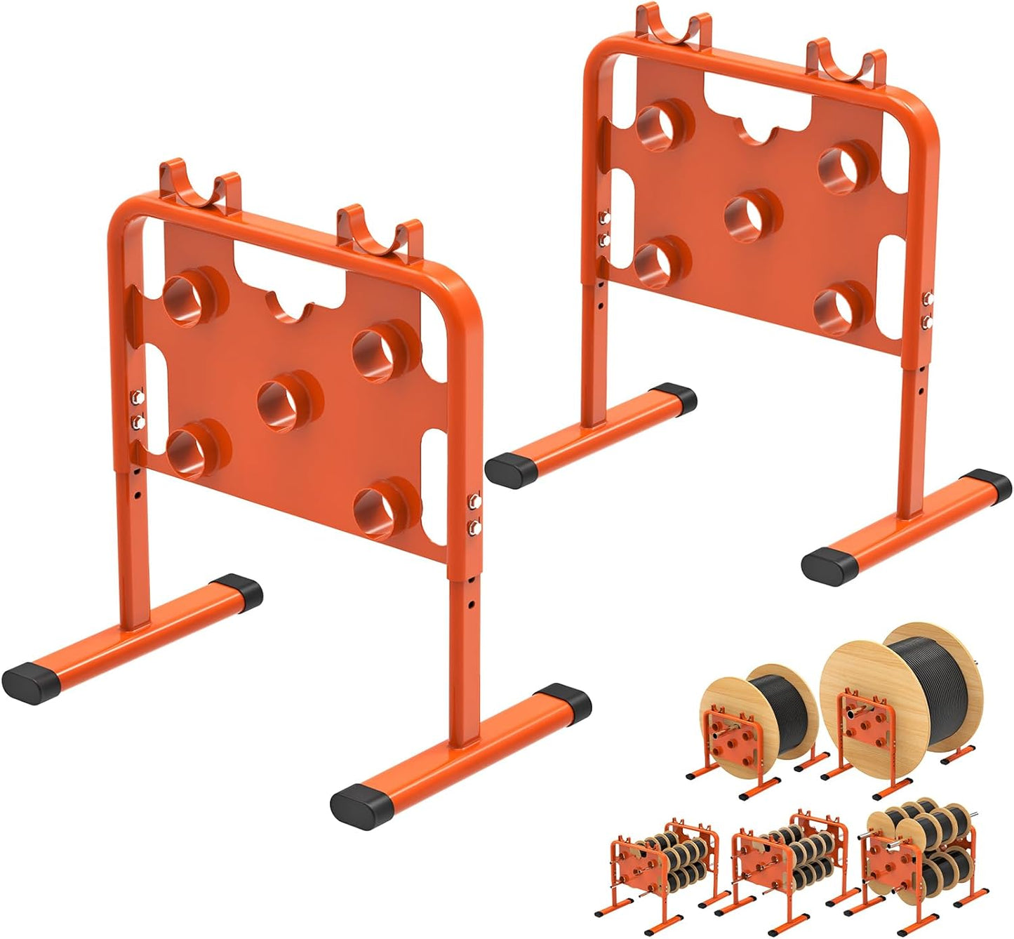 SELEWARE Heavy-Duty Adjustable Wire Dispenser for Spools