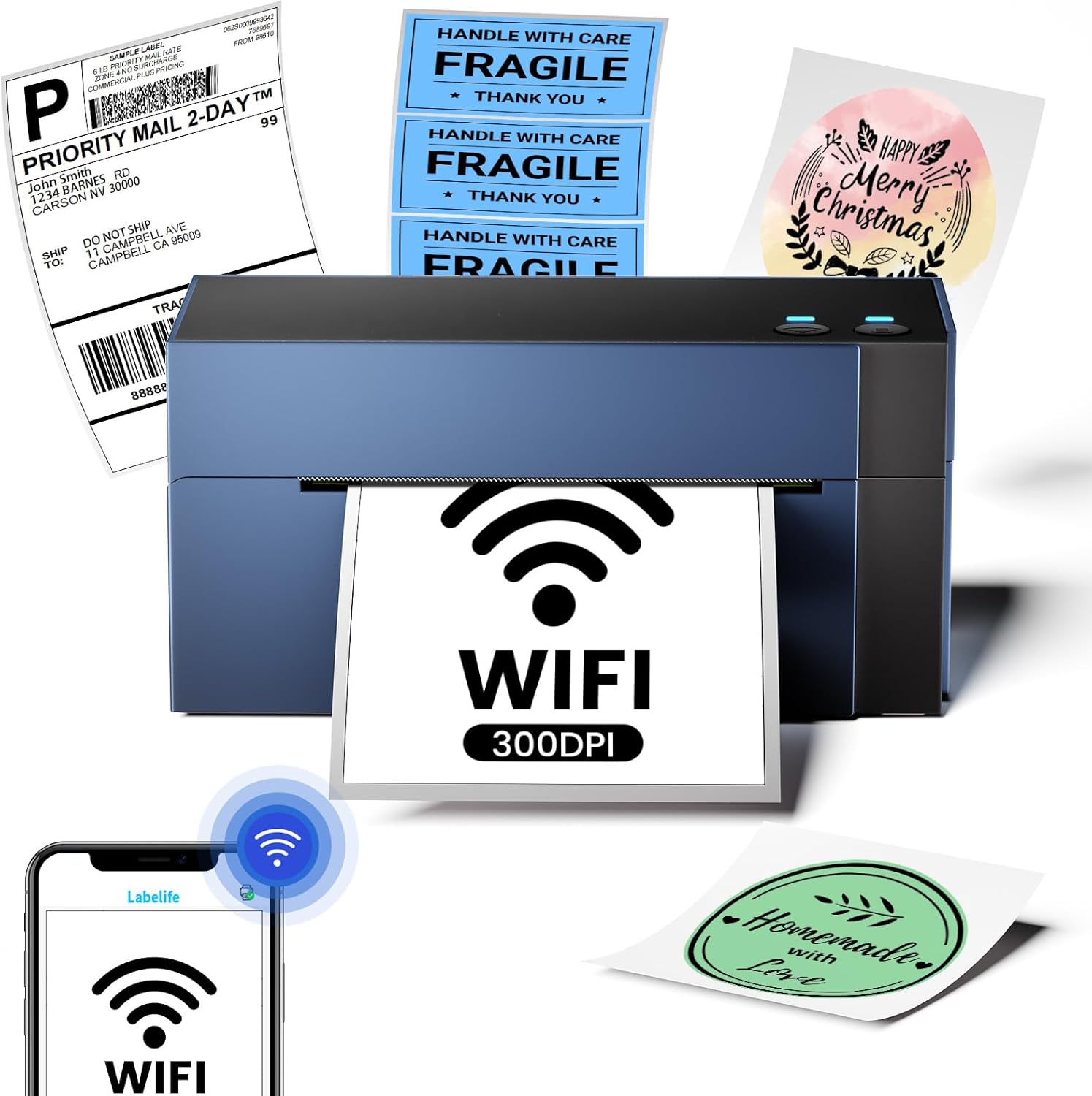 Memoking 4x6 WiFi Label Printer: Speedy Shipping