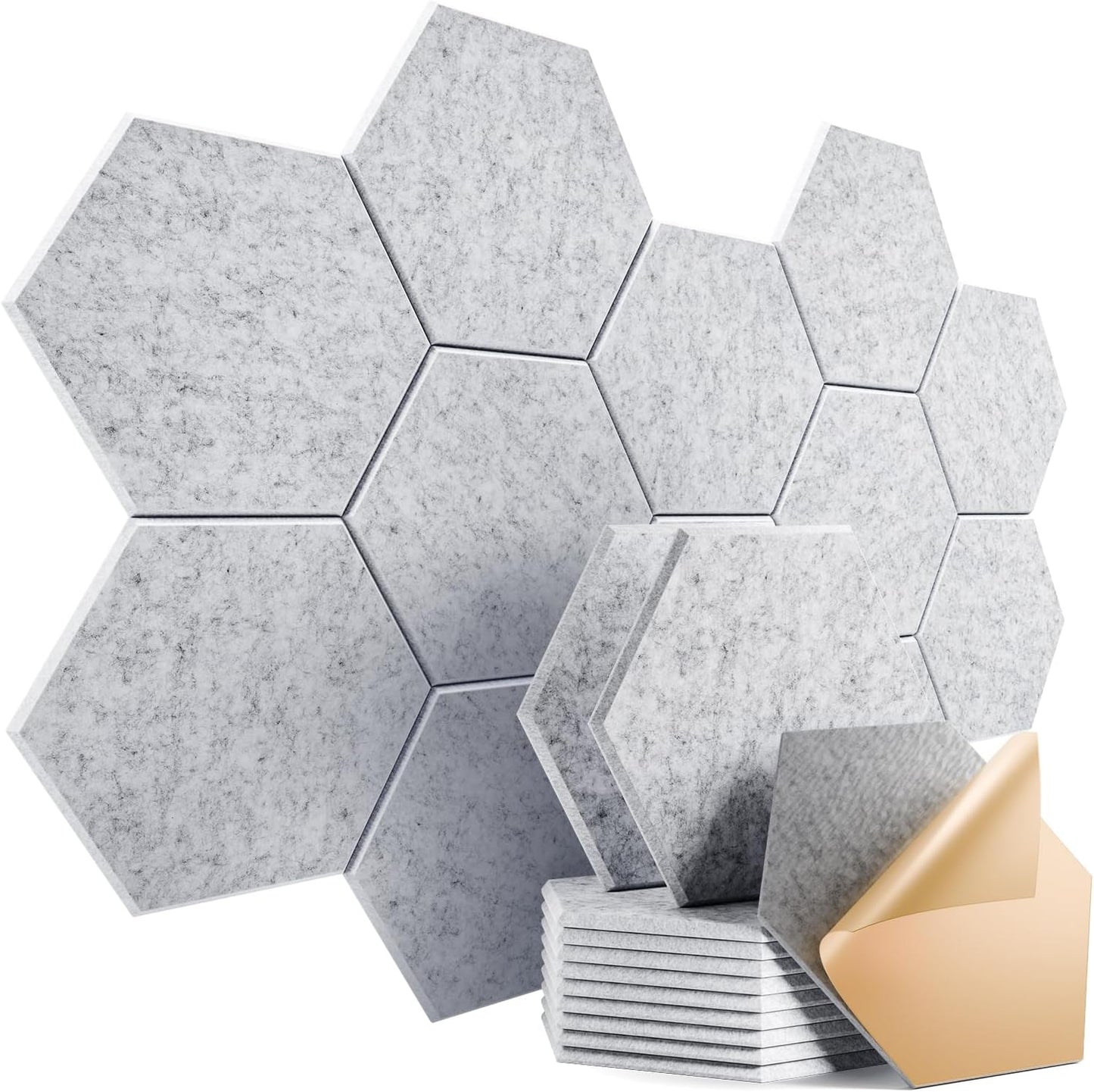 Self-adhesive Acoustic Panels for Sound Proofing and Style