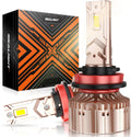 SEALIGHT X6S H11/H9/H8 4500K LED Bulbs - Ultra Bright Road Clarity