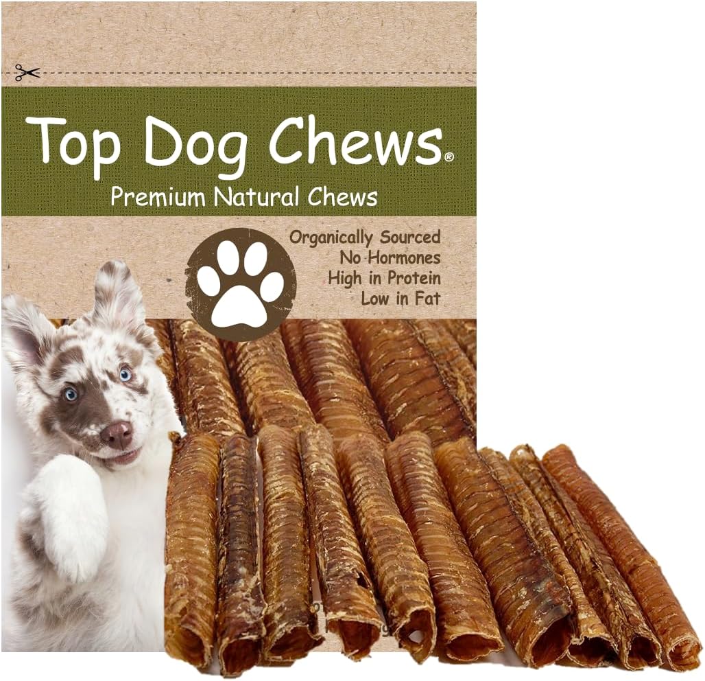 Top Dog Chews Beef Trachea Dog Chews for Joint Health & More