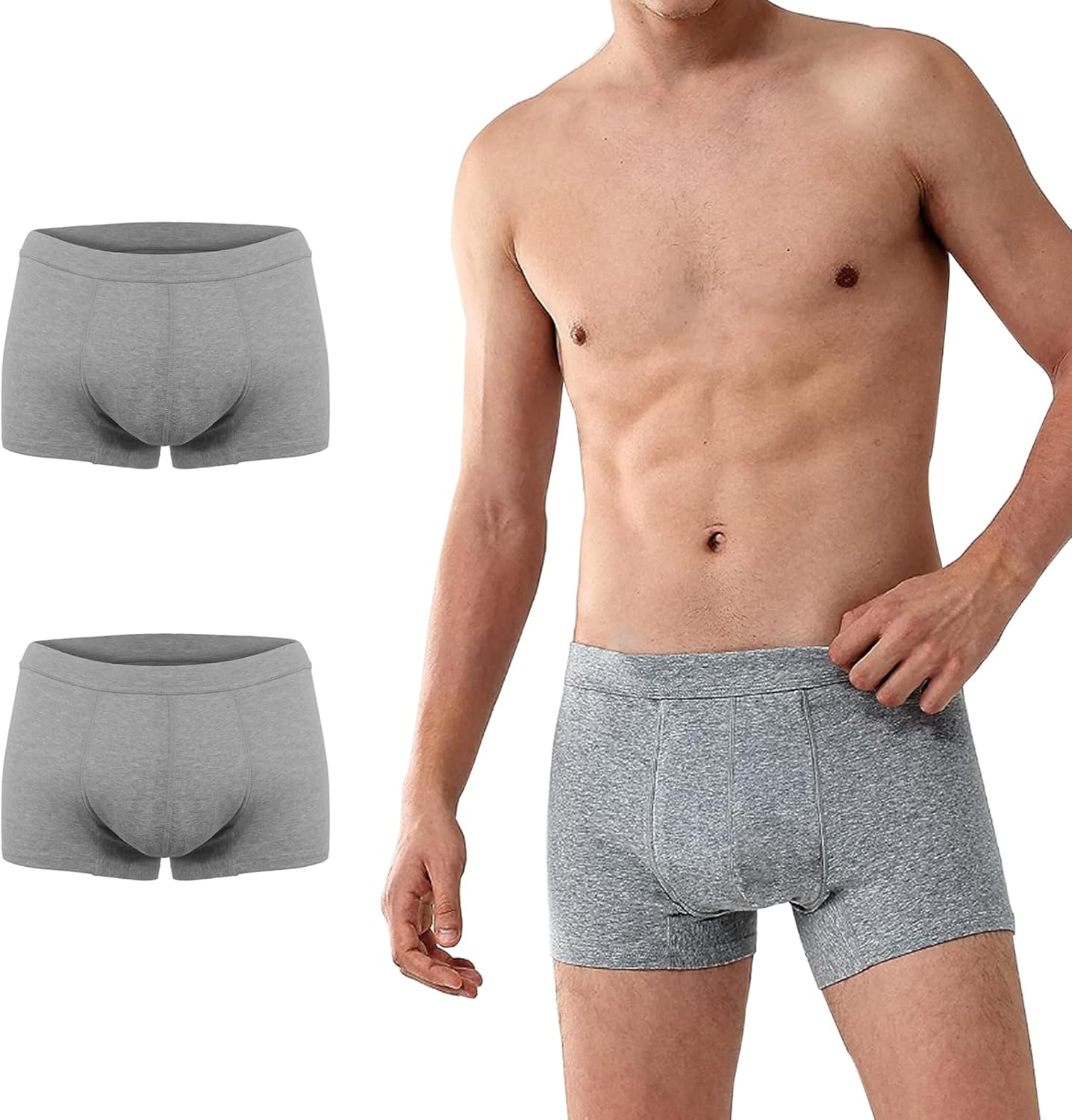 Cotton Incontinence Underwear for Men - Washable Leak Proof Briefs