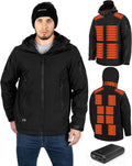 Heated Jacket for Men with Battery Pack - 17 Heat Zones