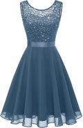 BeryLove Women's Short Homecoming Sequin Dress - Flowy A-Line