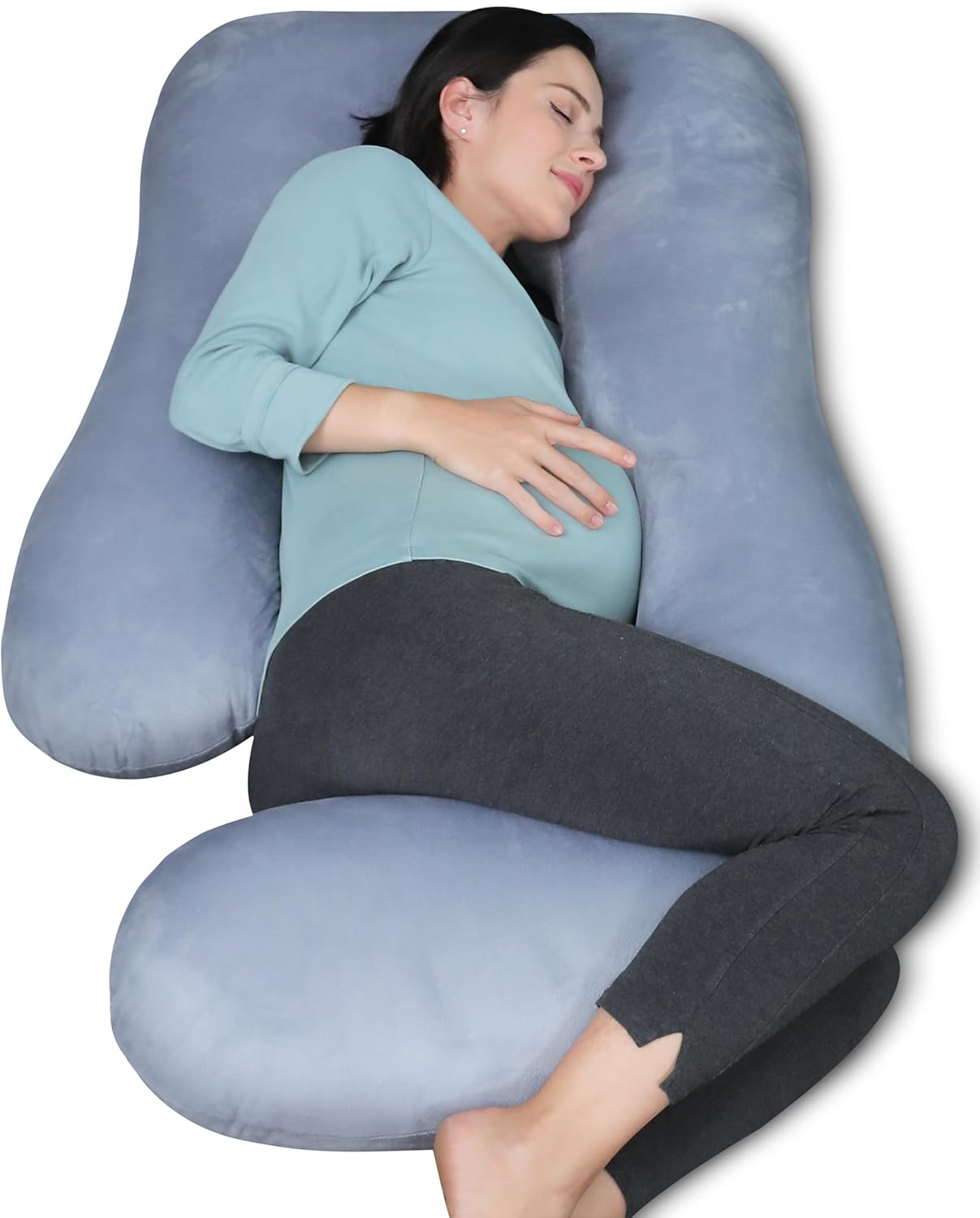 MOON PARK Pregnancy Pillow - U Shaped Full Body Support 65 Inch