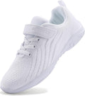 Girls White Cheerleading Shoes Breathable Youth Competition