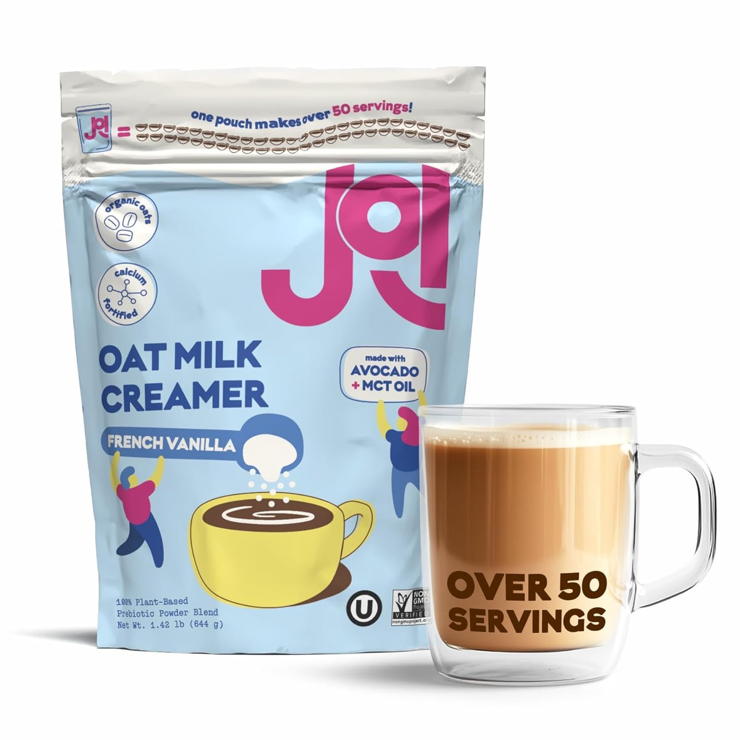 Oat Milk Coffee Creamer, Vegan French Vanilla Delight