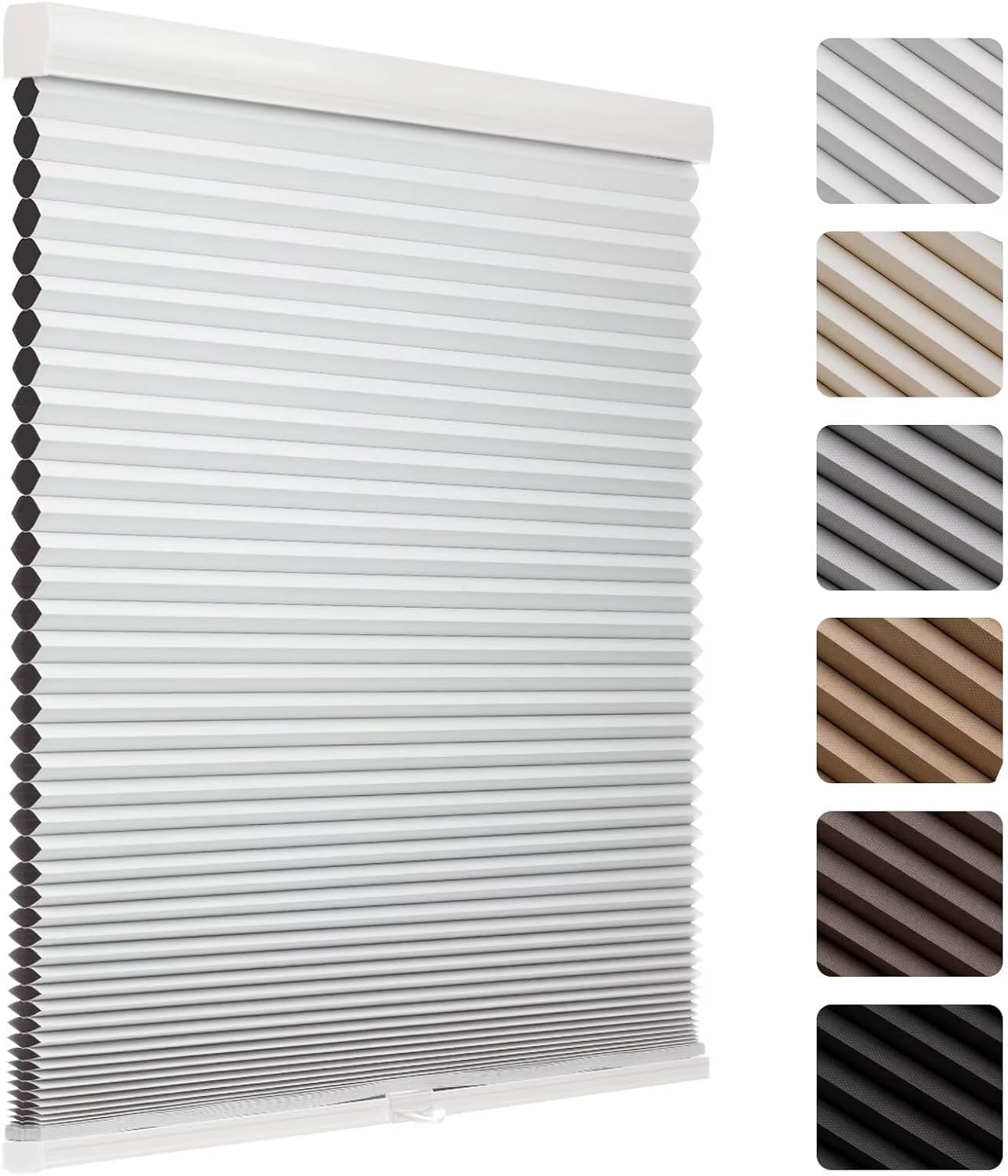 MYshade Cellular Cordless Blackout Shades for Indoor Light Control