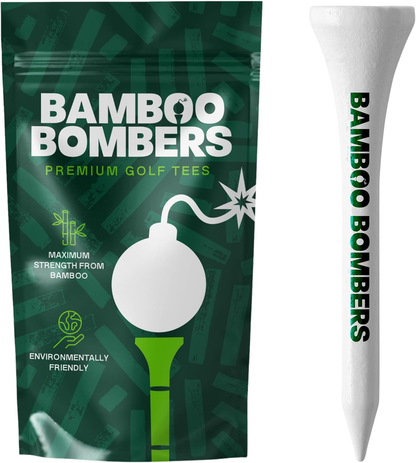 Ultimate Precision: Bamboo Bombers Golf Tees