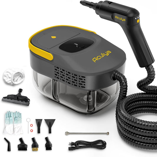 1.69 Quarts Handheld Steam Cleaner for Home and Car Cleaning