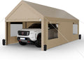Shintenchi Carport 10 ft x 20 ft Heavy Duty Portable Garage - Weather