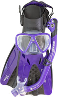 Cressi Tonga Pro Dry Set Snorkeling Kit - Lightweight Travel Ready