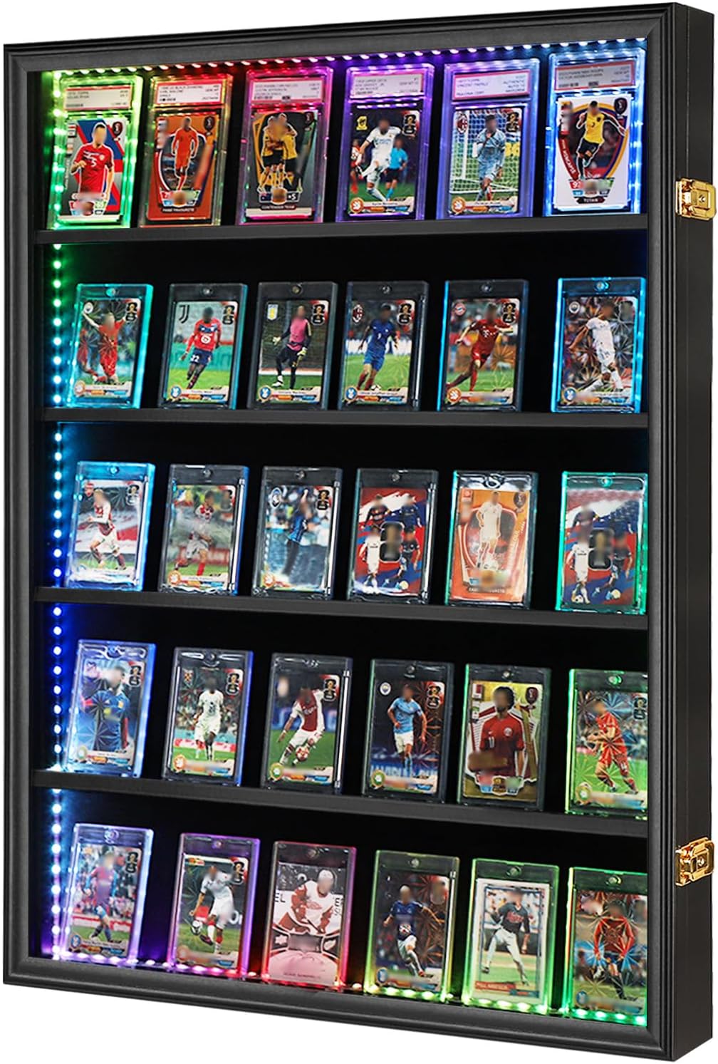 VERANI 35-Card LED Sports Star Card Frame for Collectors