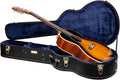 Sturdy Acoustic Guitar Case w/ Stainless Steel Latches